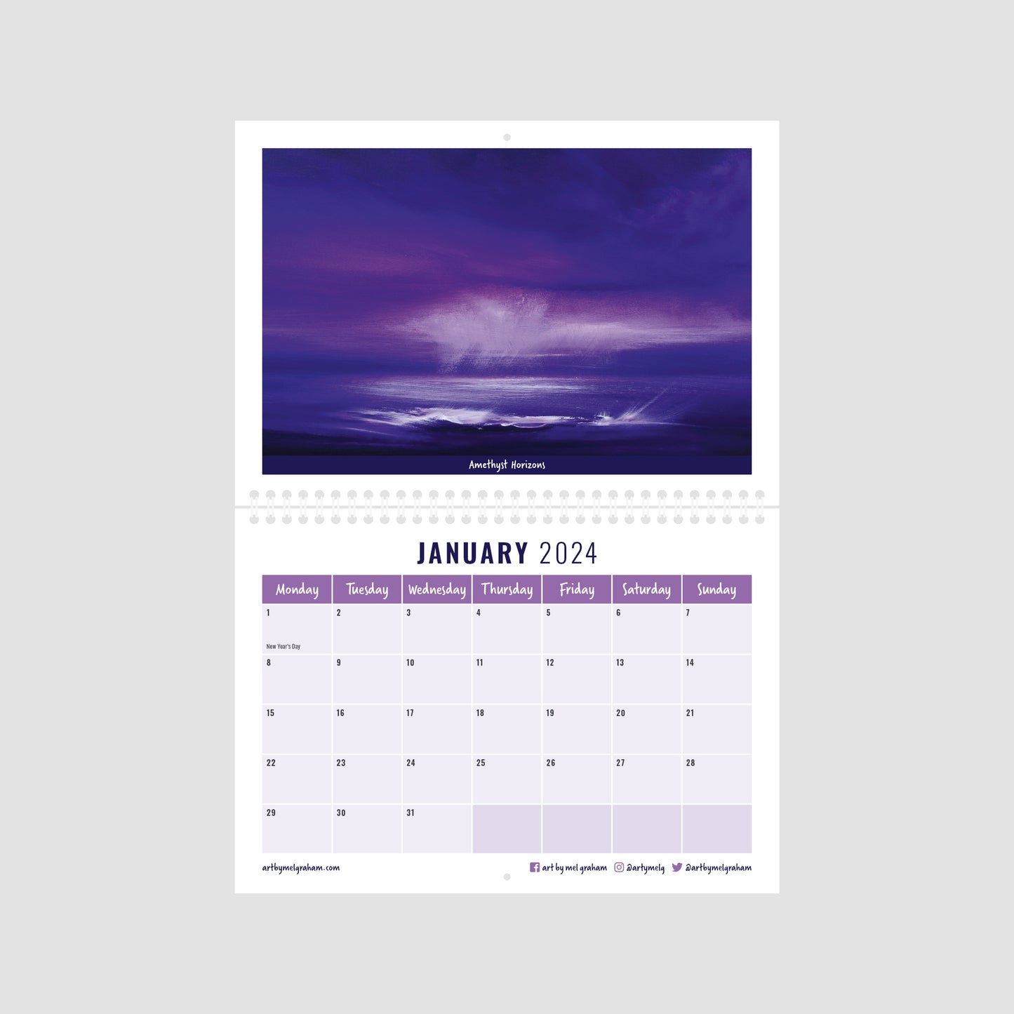 2024 Fine Art Calendar