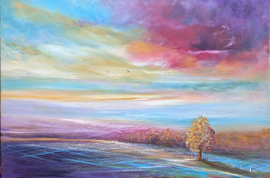 Autumn Morn - Giclee Mounted Print