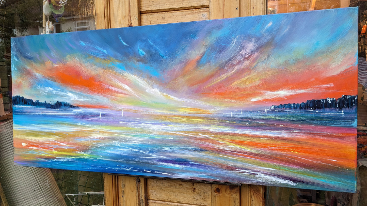 For the Love of Colour, 120x50cm