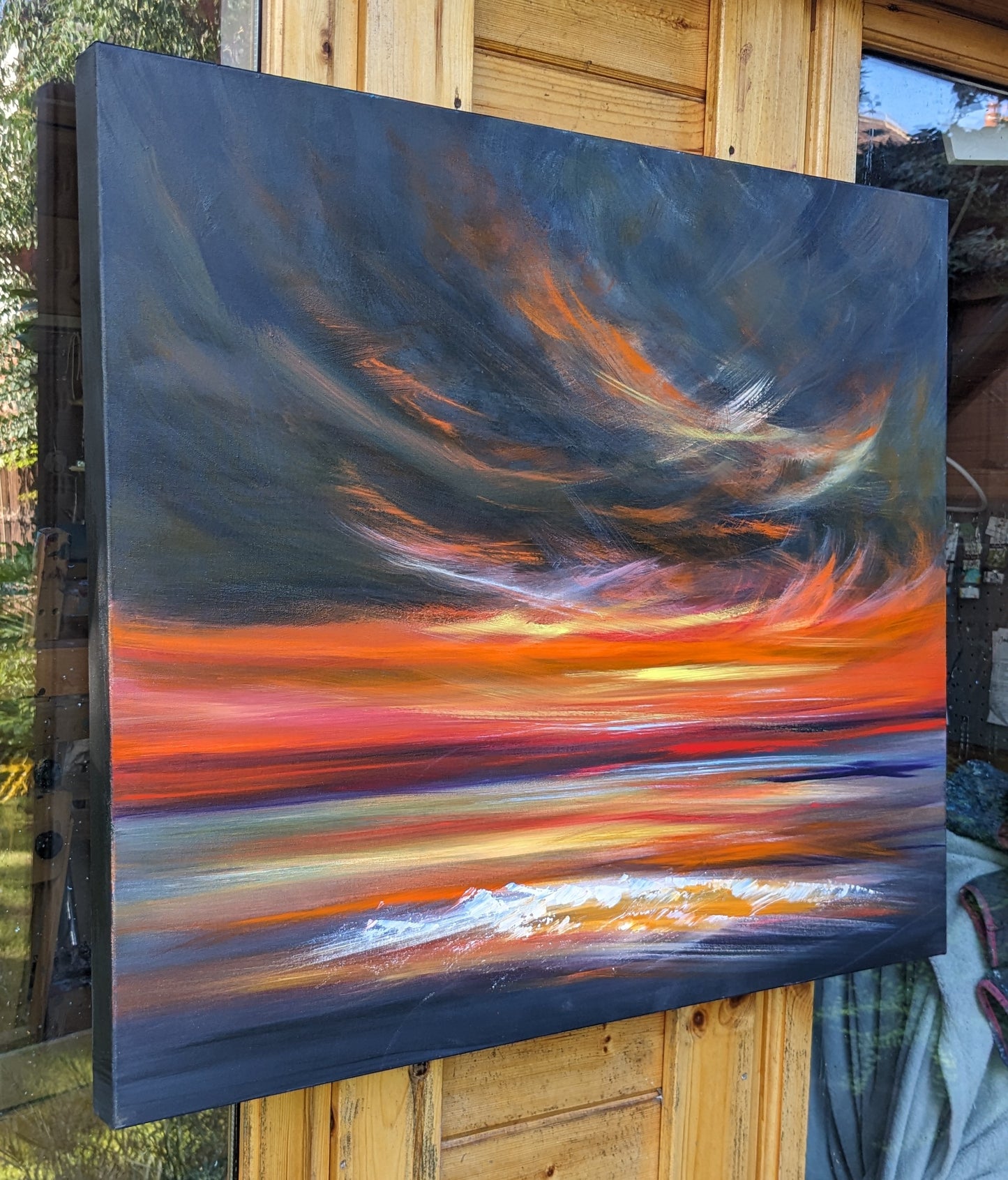 Lustrous Shores, 80x70cm