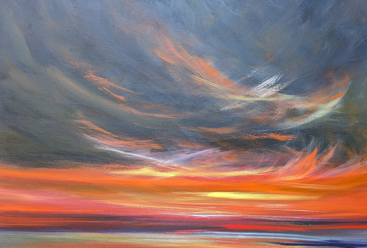 Lustrous Shores, 80x70cm