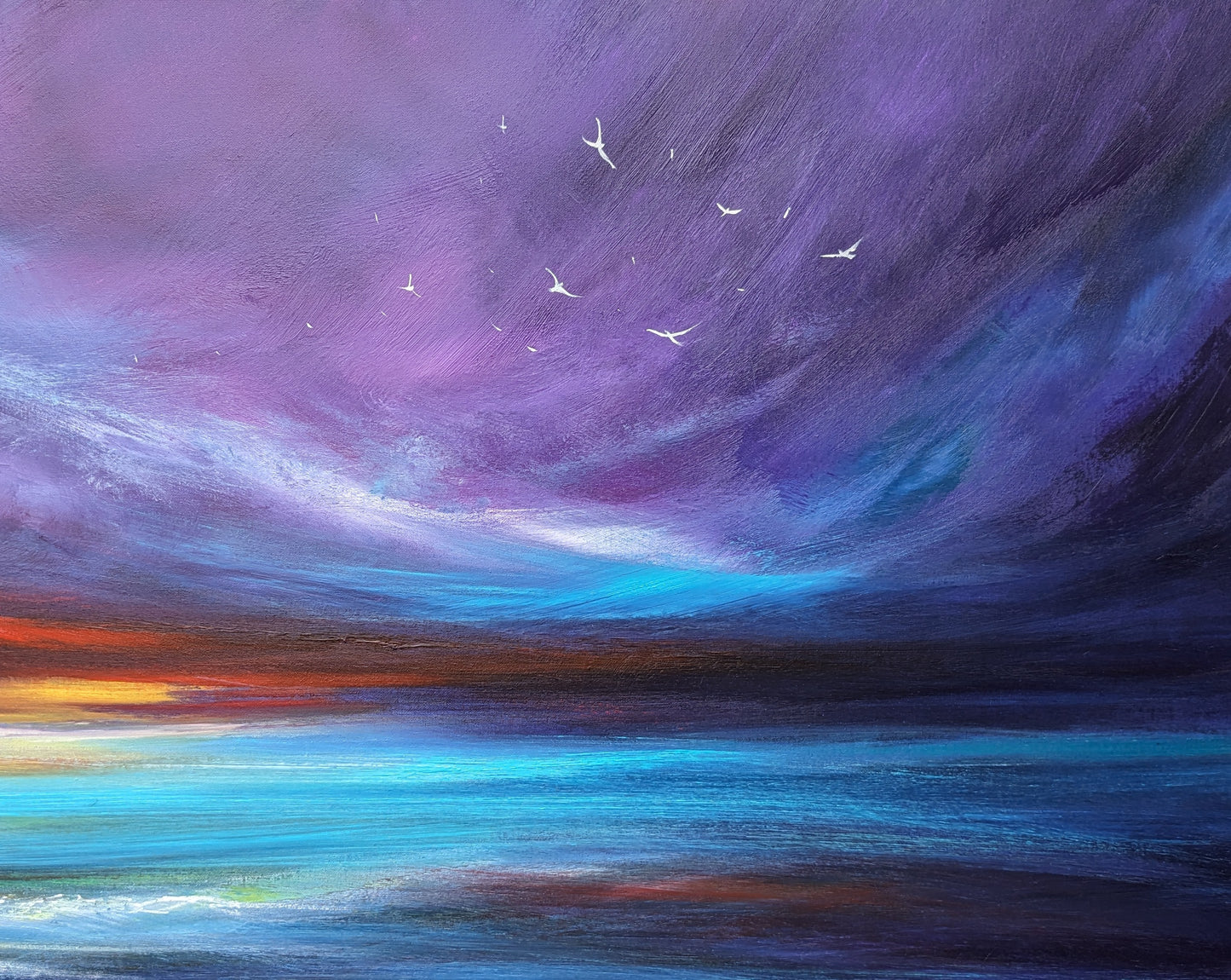 Skies of Hope, 120x50cm