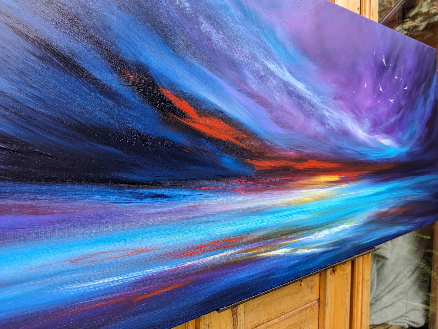 Skies of Hope, 120x50cm