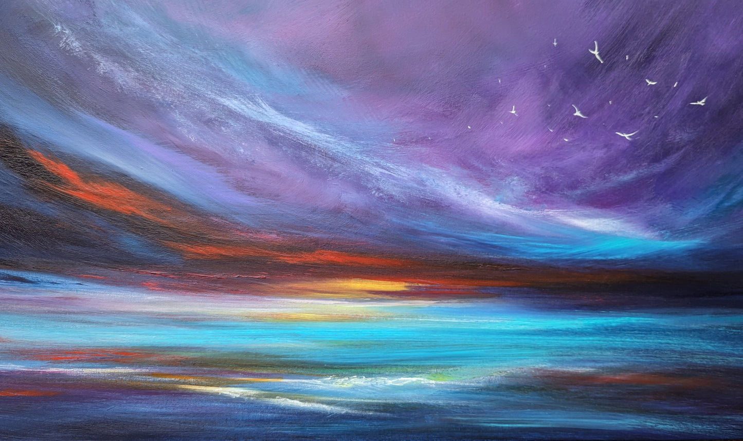 Skies of Hope, 120x50cm