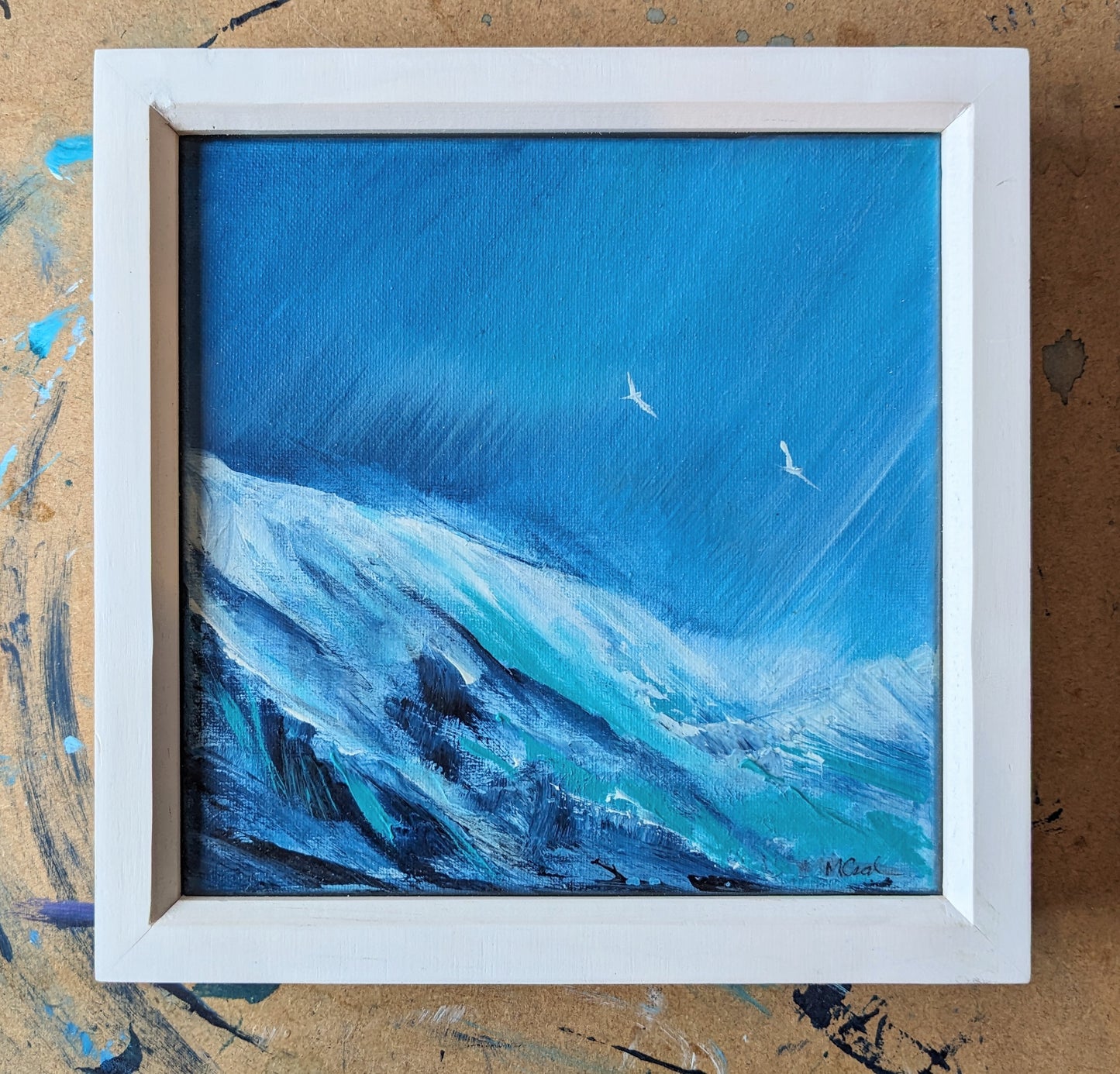 Mountain Peak, framed