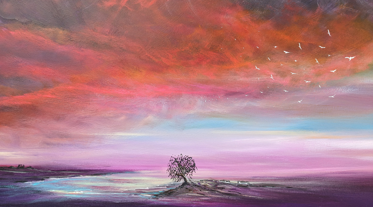 Solitary Rhythms, 120x50cm