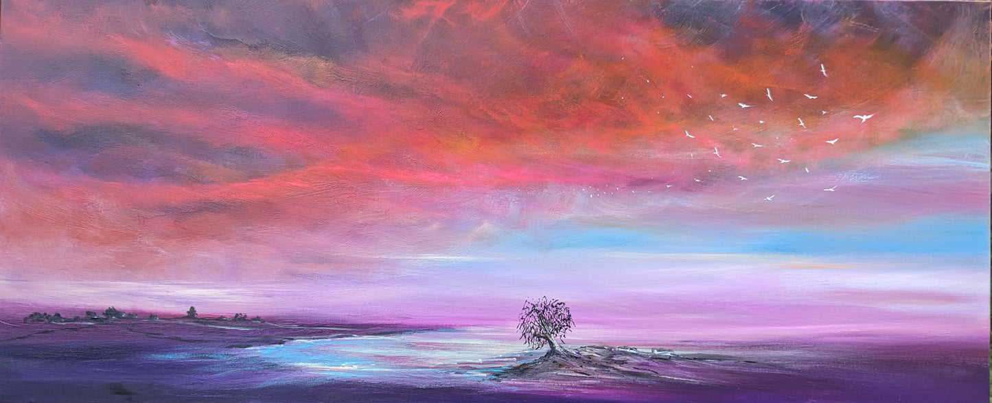Solitary Rhythms, 120x50cm