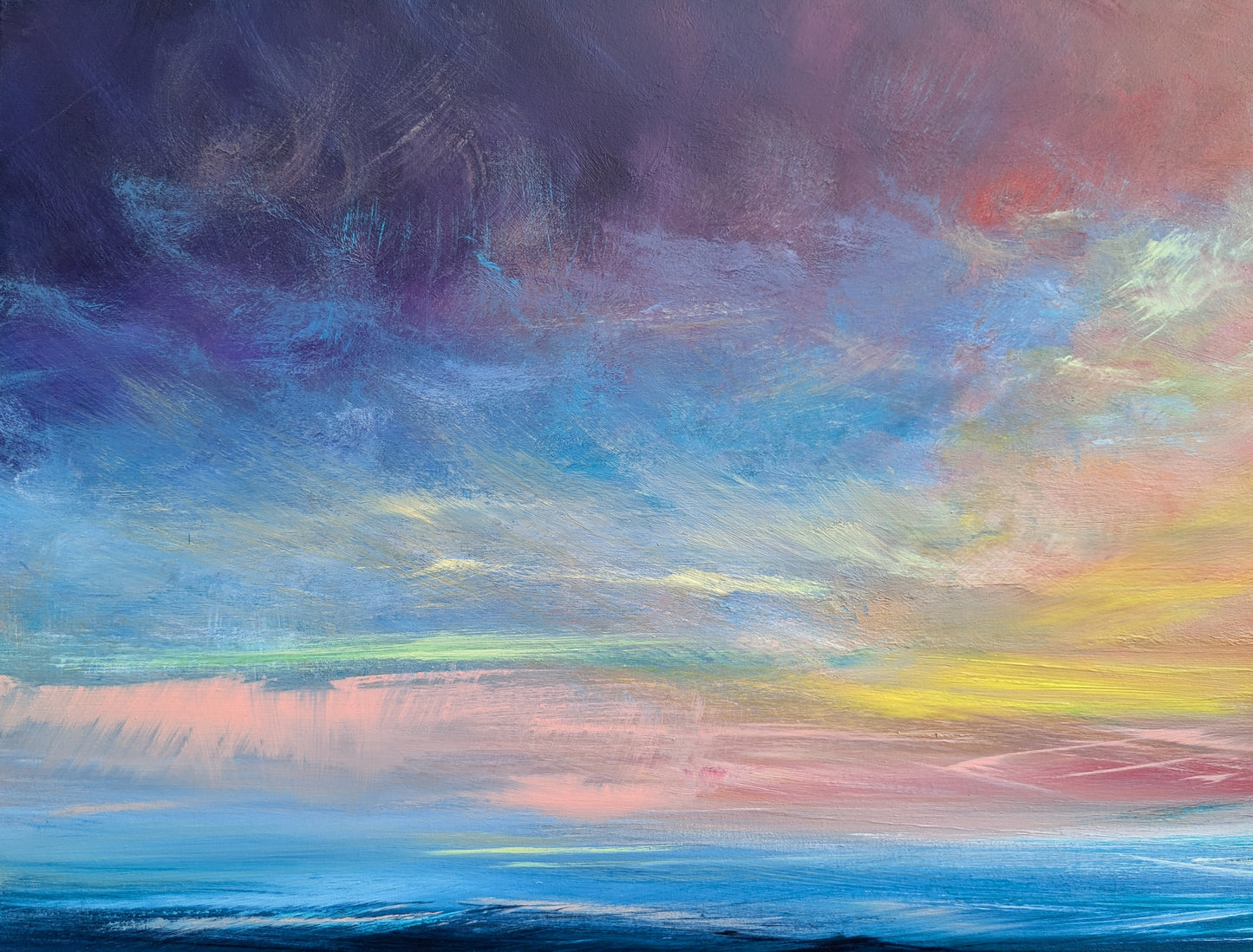 Symphony of the Sky, 120x50cm