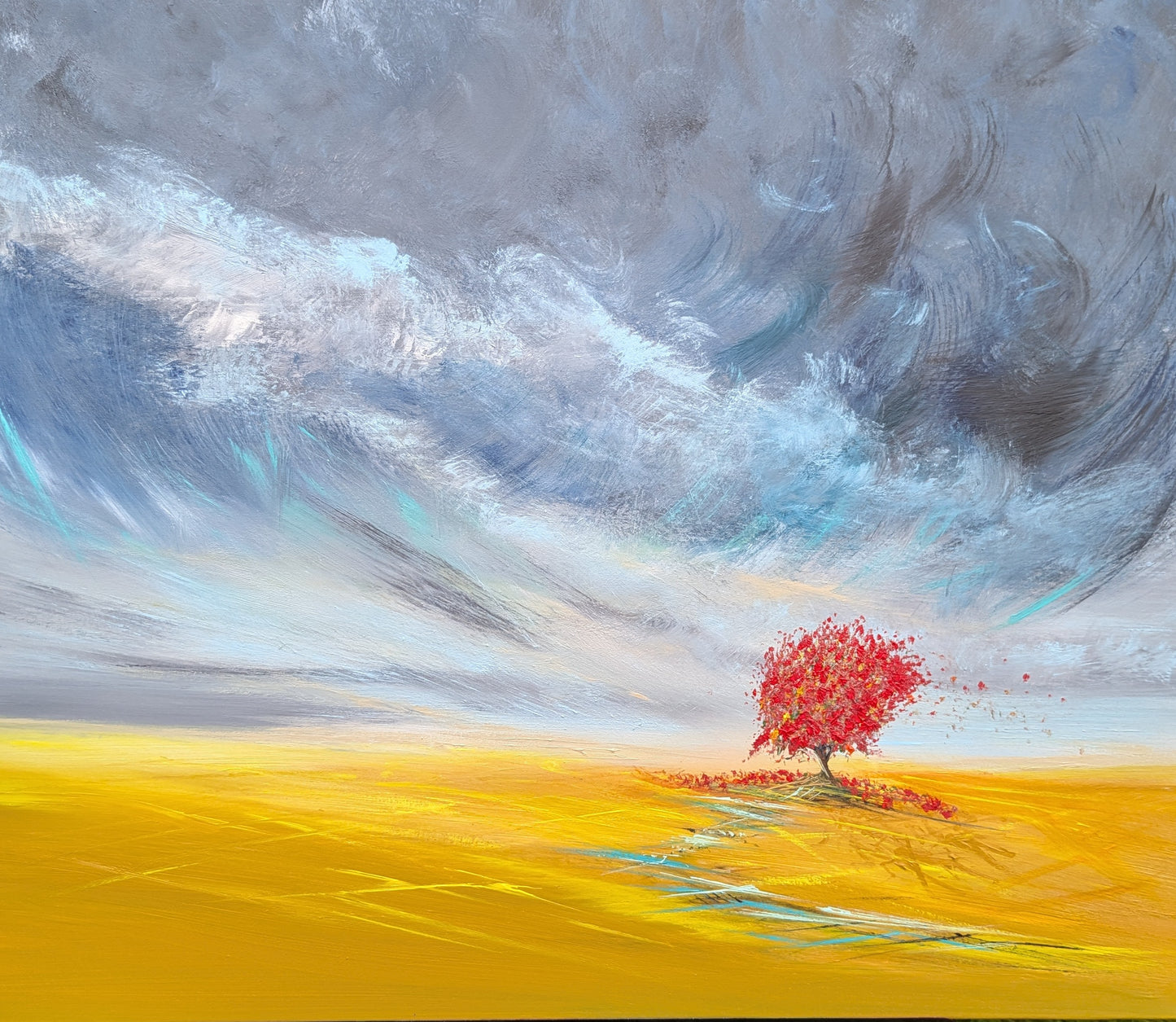 Solitary Blaze 60x70cm