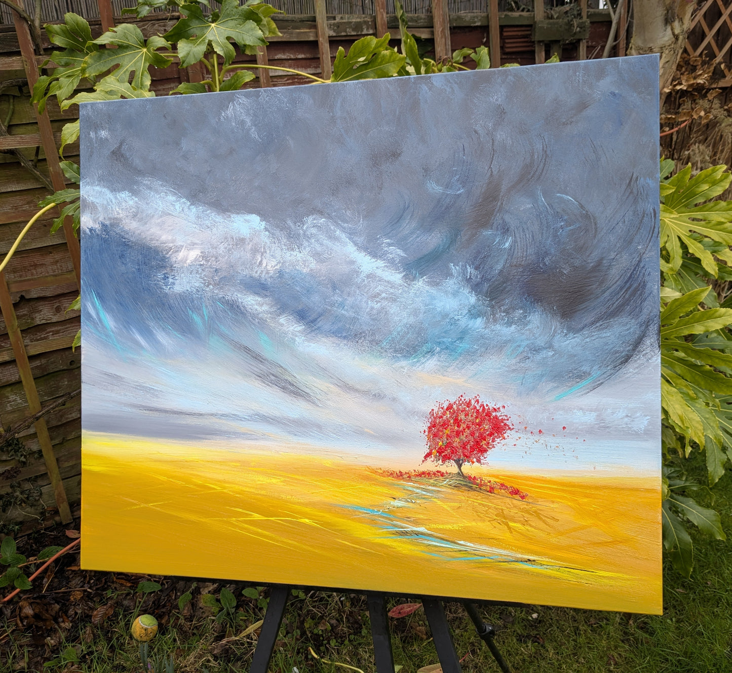 Solitary Blaze 60x70cm