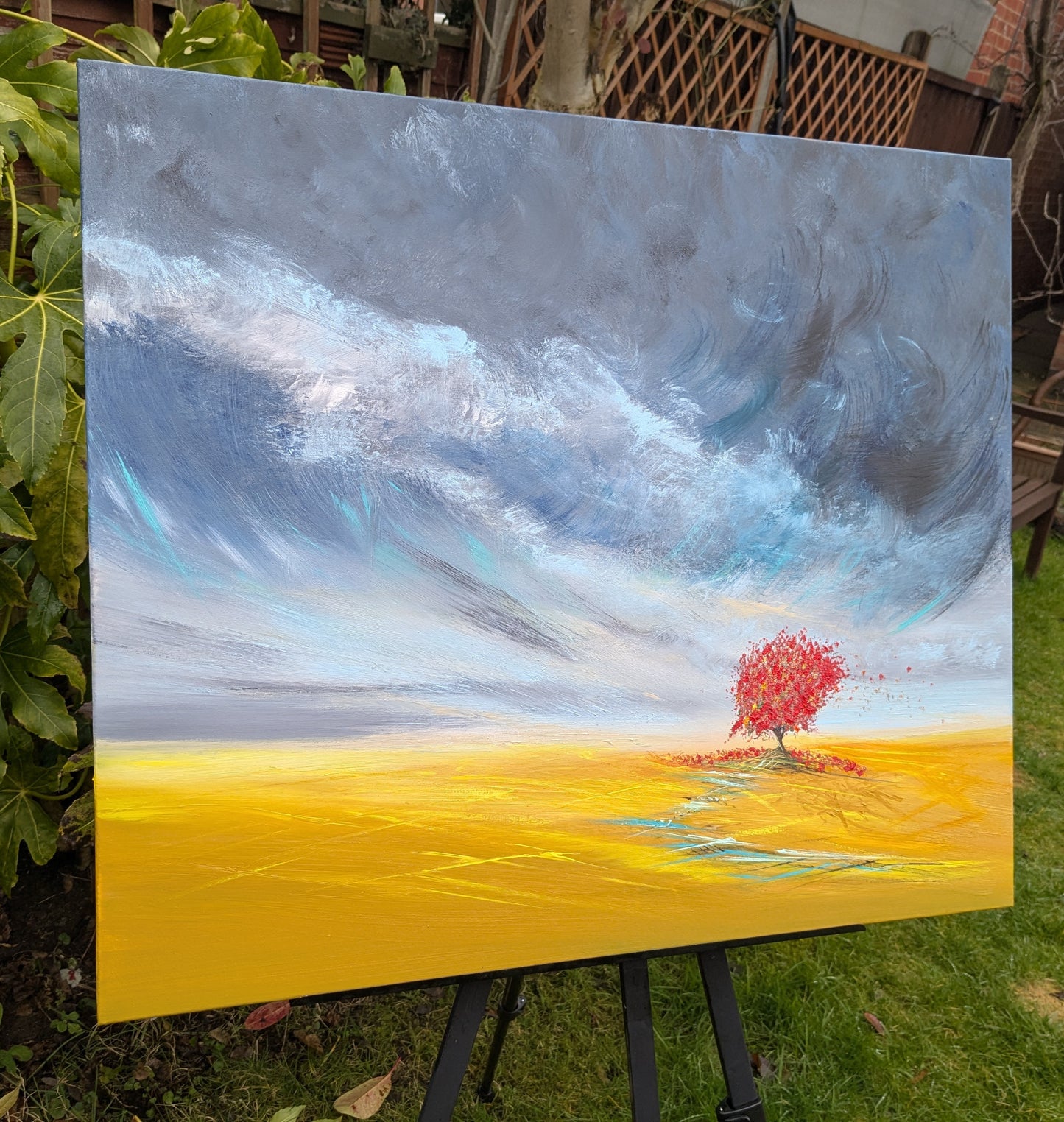 Solitary Blaze 60x70cm