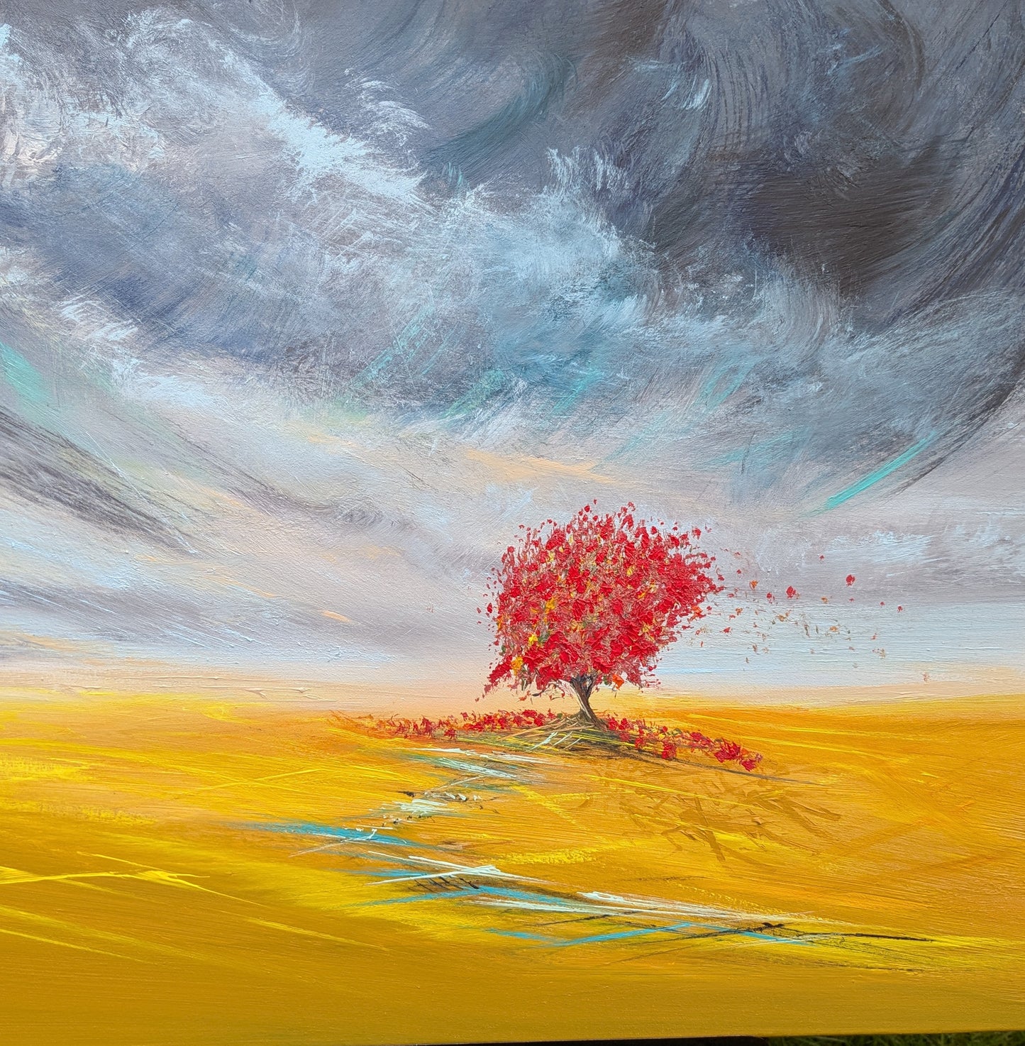 Solitary Blaze 60x70cm