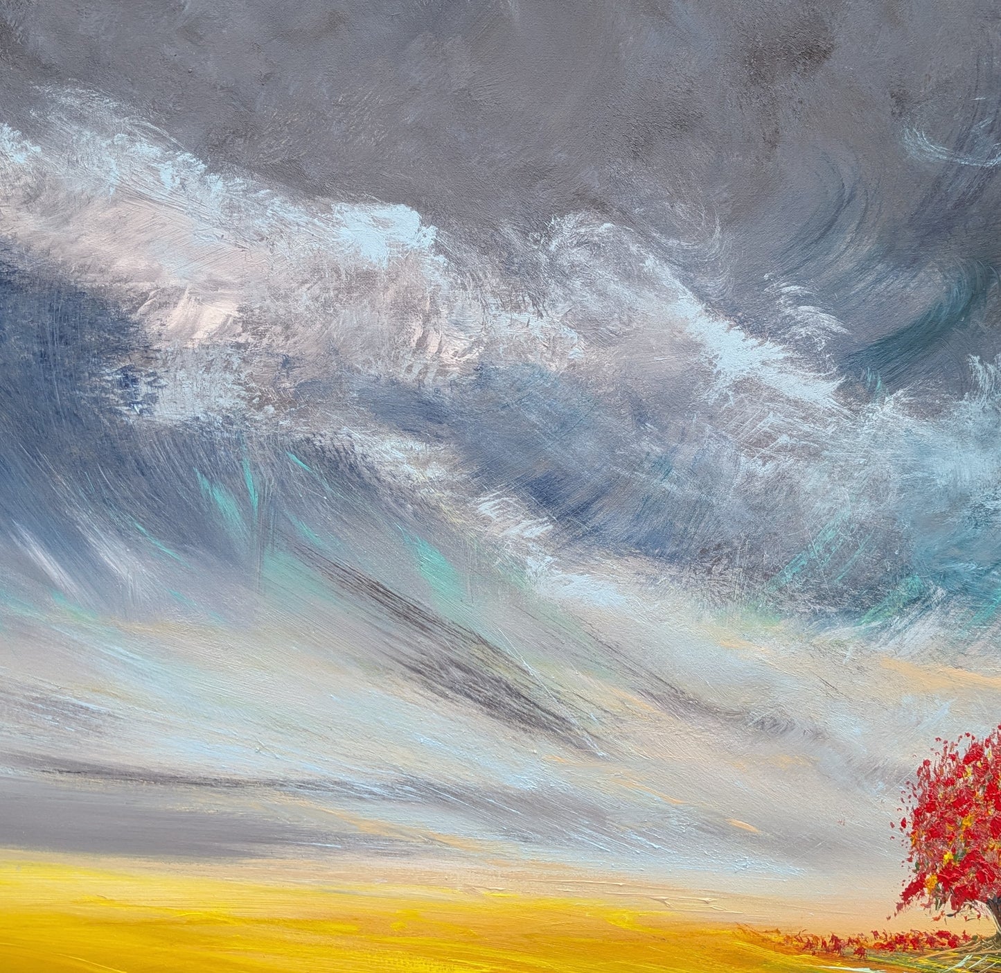 Solitary Blaze 60x70cm