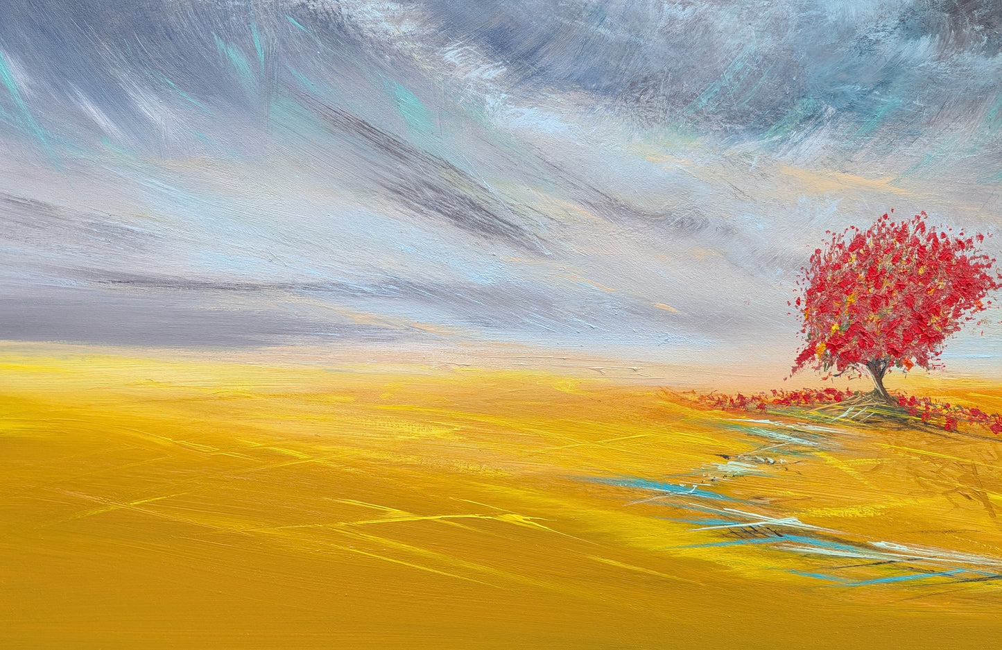 Solitary Blaze 60x70cm