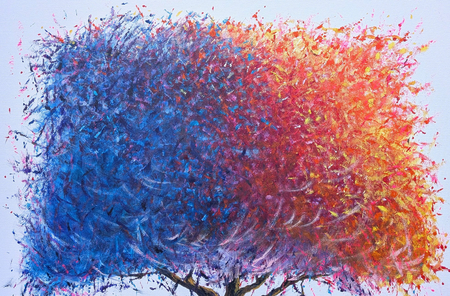 The Wise Old Oak, 100x80x2cm