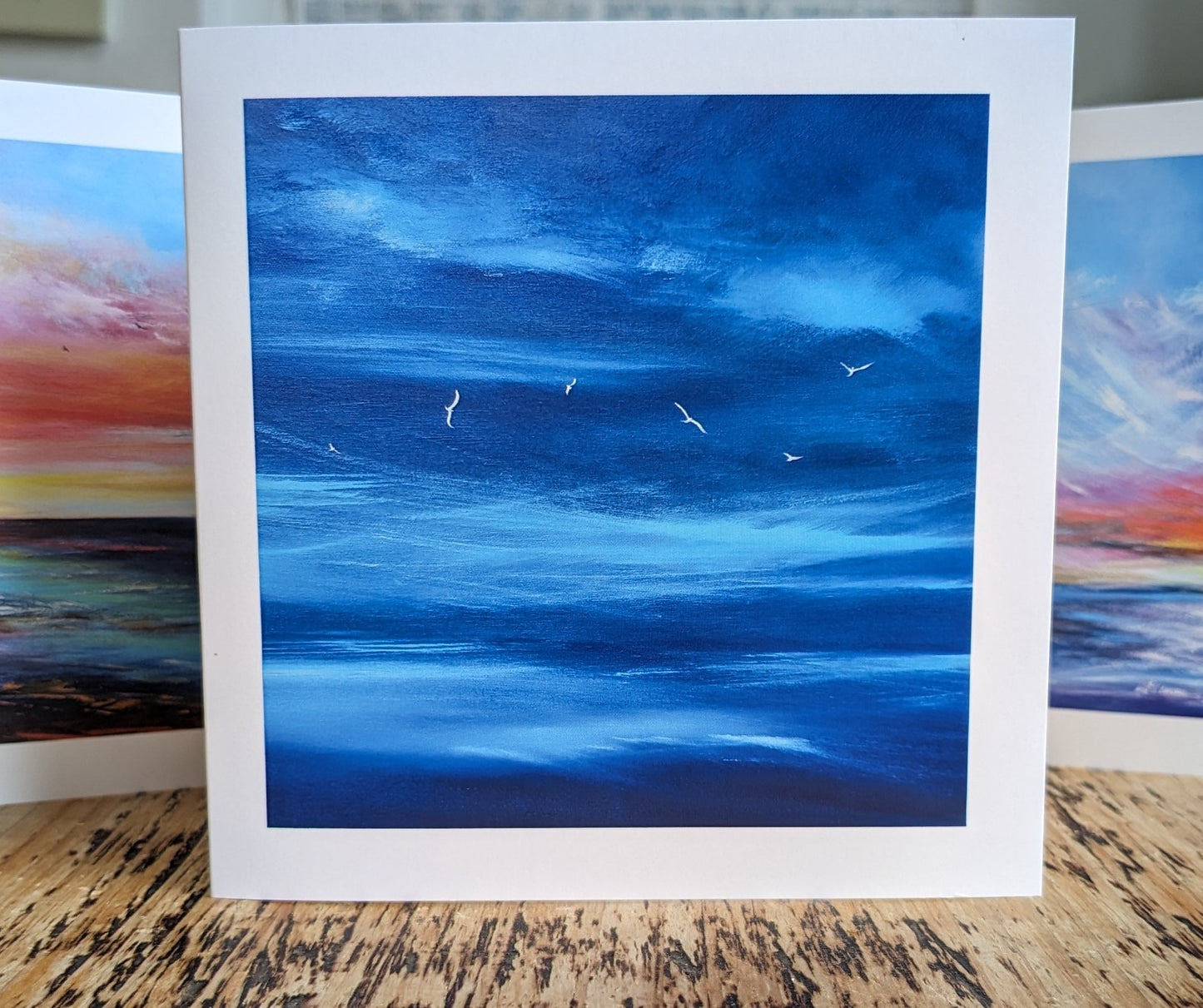 Stunning Greetings Cards with border, Pack of 5