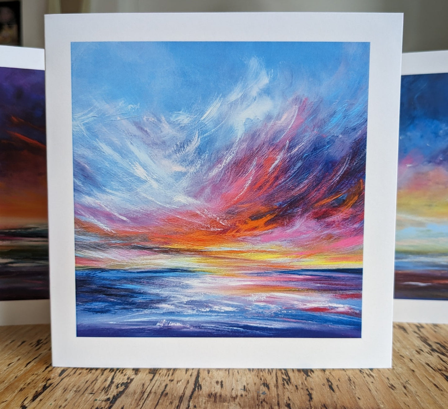 Stunning Greetings Cards with border, Pack of 5