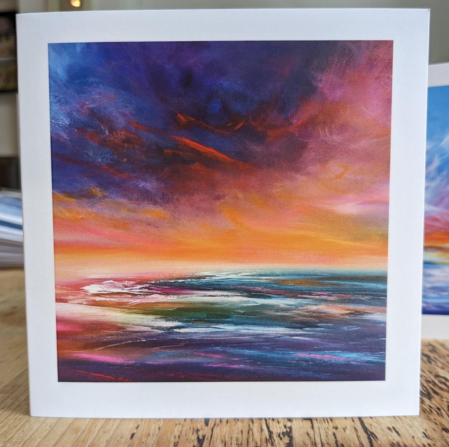 Stunning Greetings Cards with border, Pack of 5