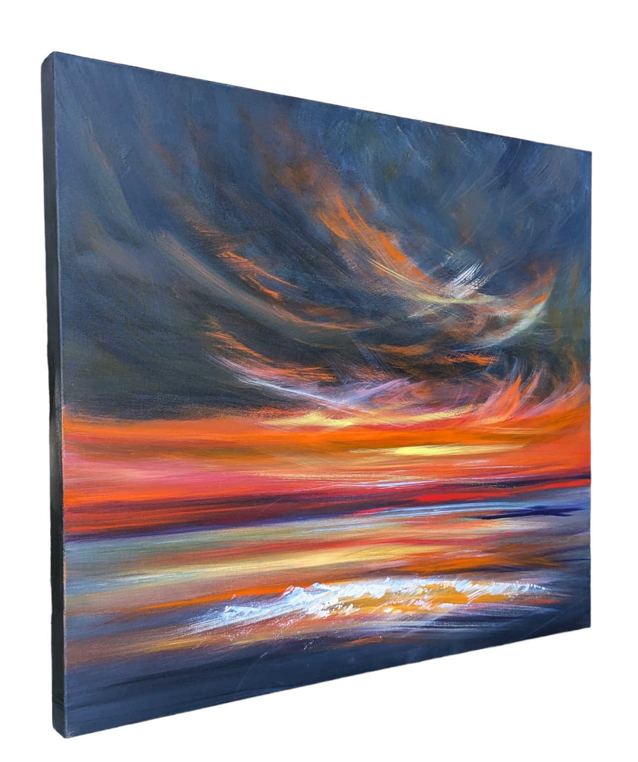 Lustrous Shores, 80x70cm