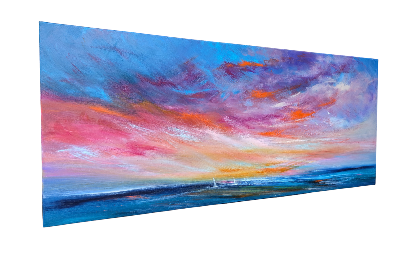 Heavenly Blush, 120x50cm