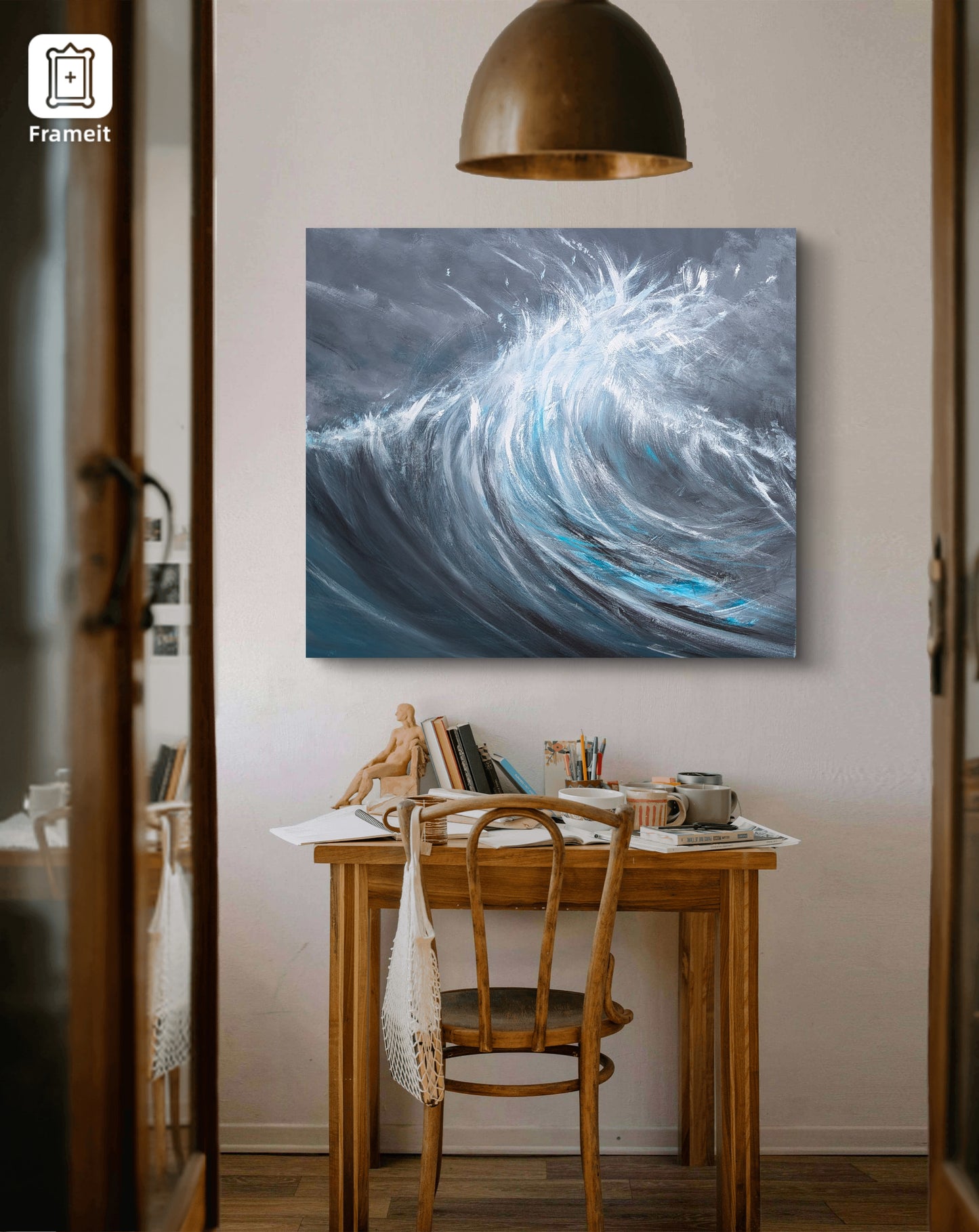 When World's Collide 70x80x3cm