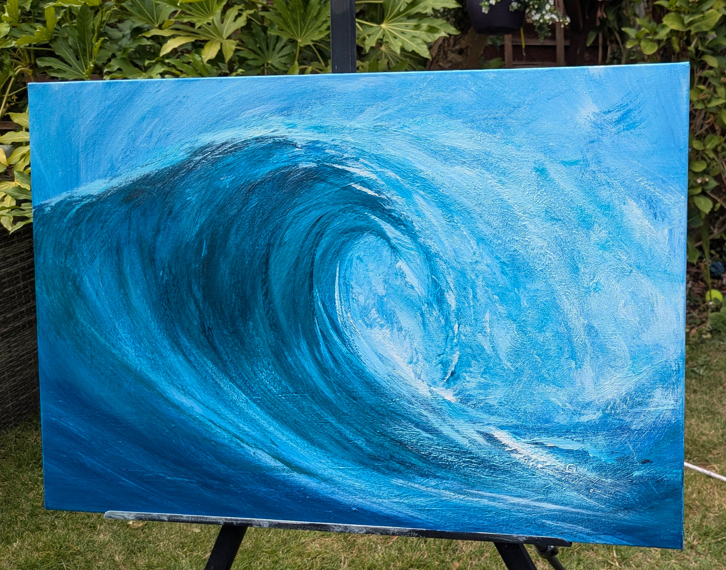 Teal Surf 60x40cm