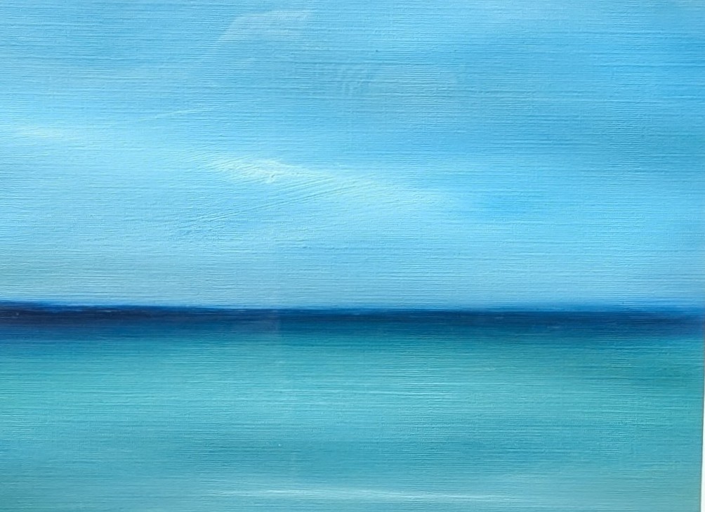 Calm Seas Framed Oil.