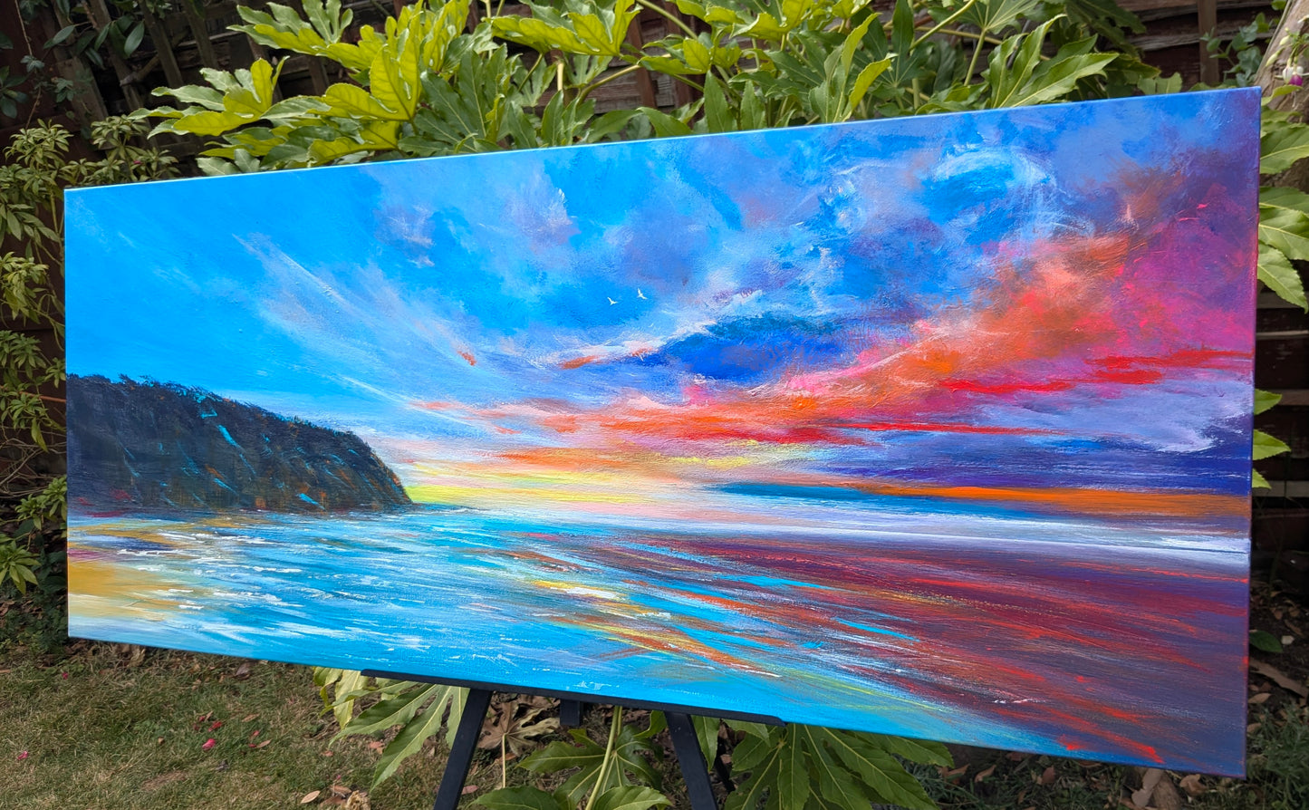 Rhapsody at Dusk 120x50cm