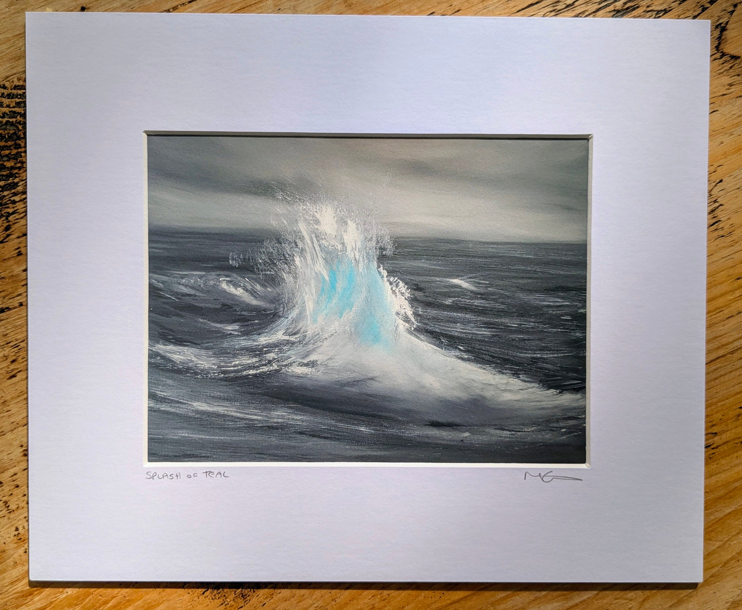 Splash of Teal, Giclee Print