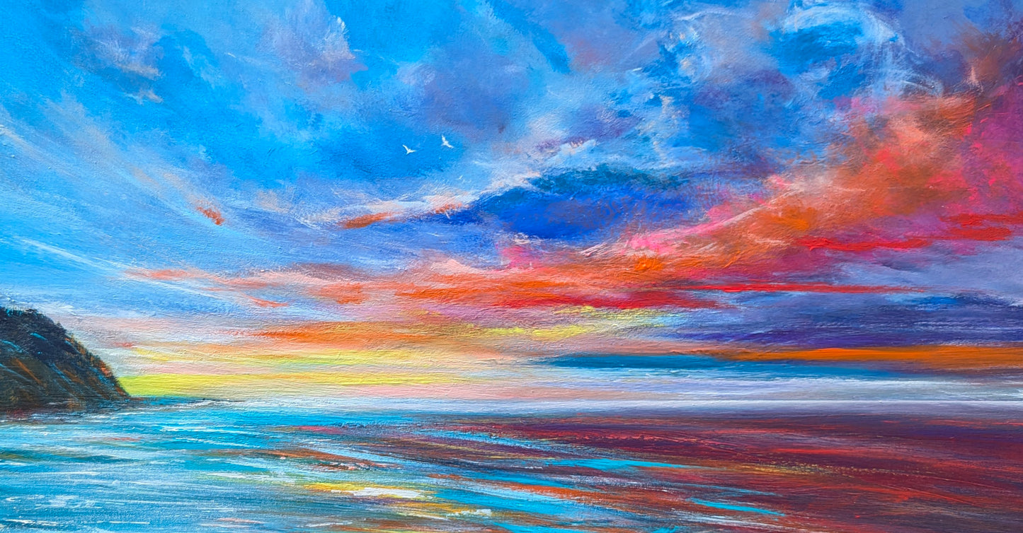 Rhapsody at Dusk 120x50cm
