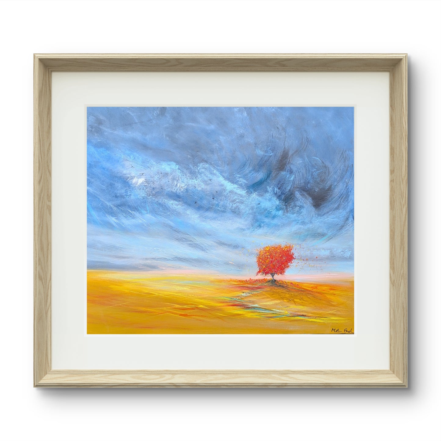 Solitary Blaze 60x70cm