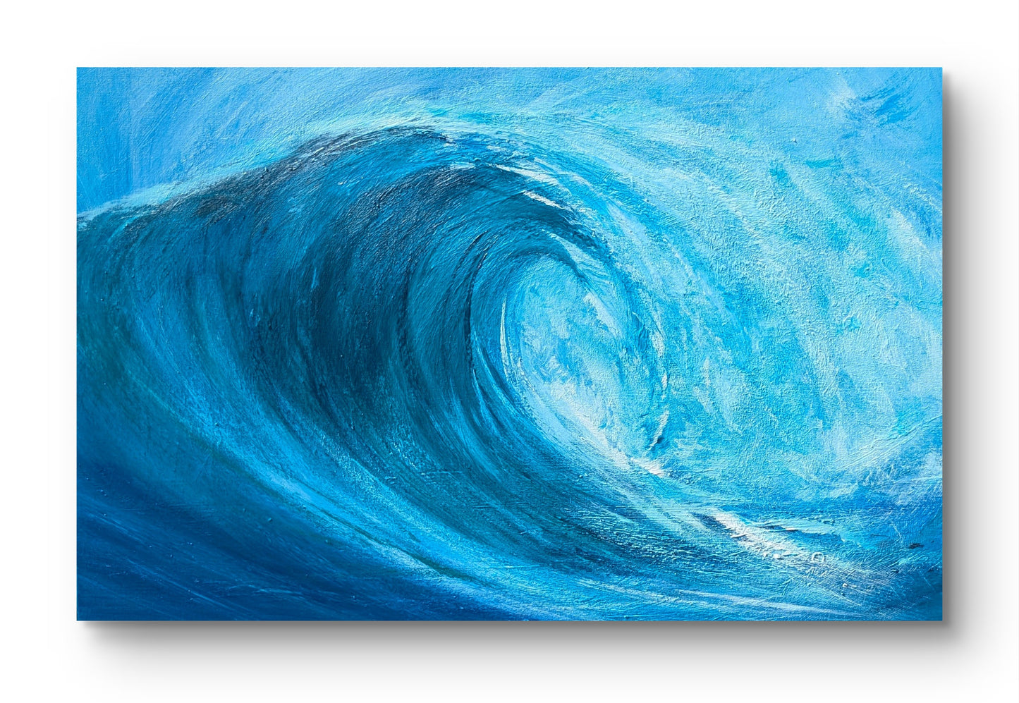 Teal Surf 60x40cm