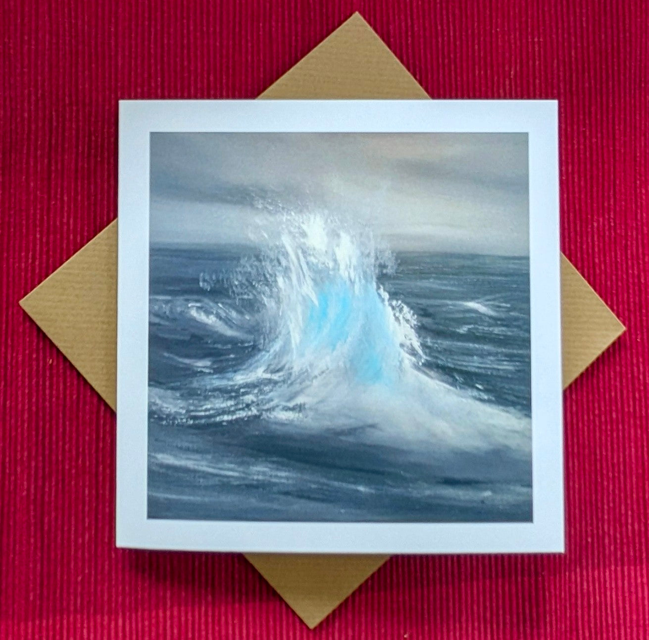 Greetings Card - Splash of Teal