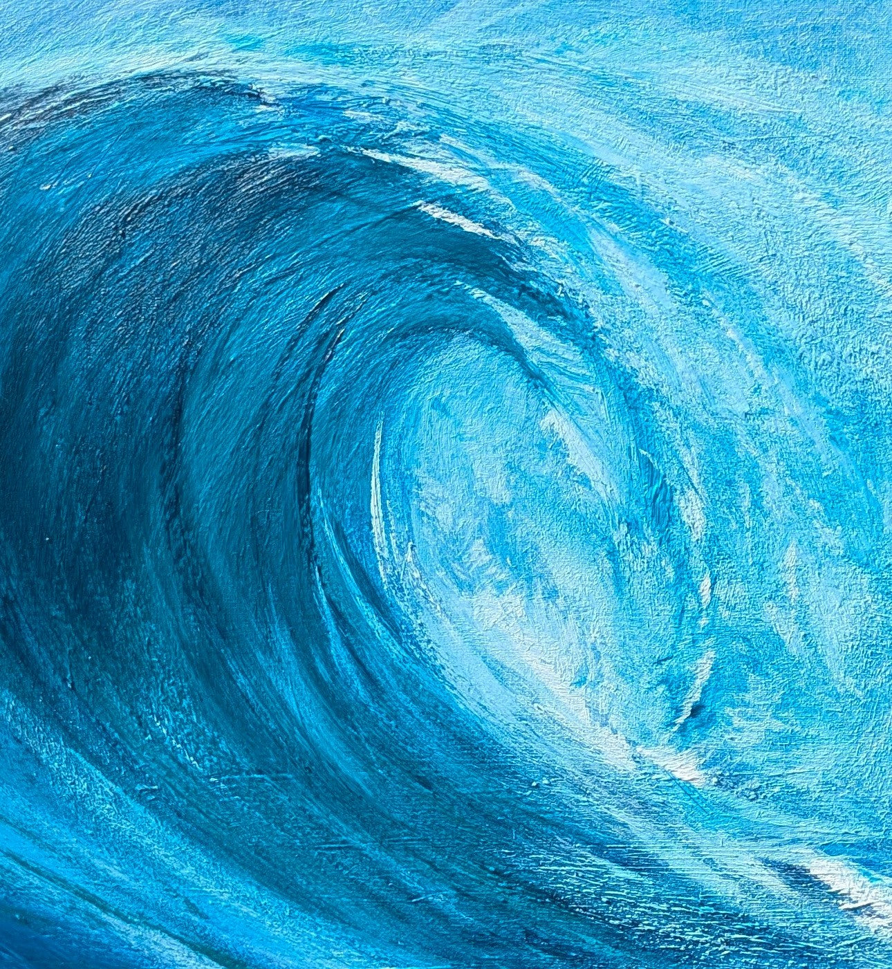 Teal Surf 60x40cm