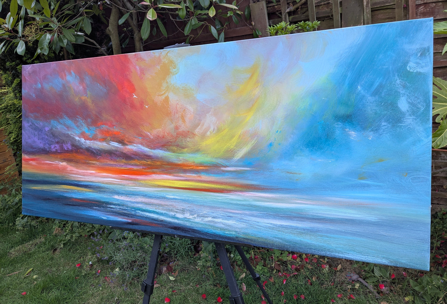 Shine a Light on a Dark Day, 120x50cm