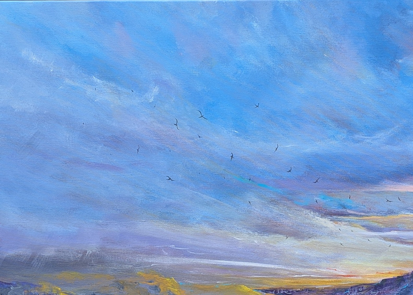 Serenity on the Fells, 100x80x2cm
