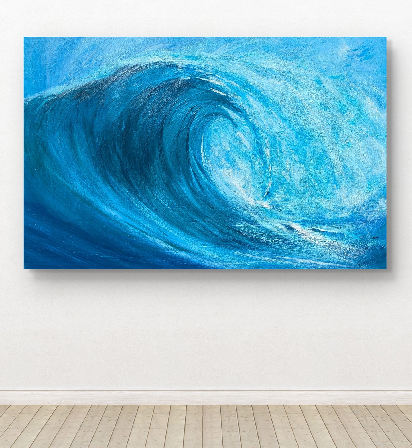 Teal Surf 60x40cm