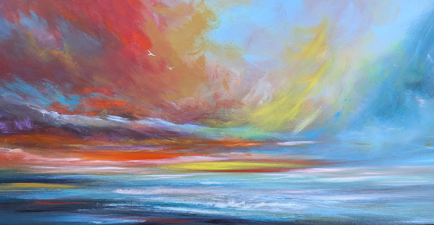 Shine a Light on a Dark Day, 120x50cm