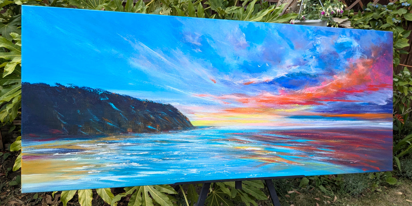Rhapsody at Dusk 120x50cm
