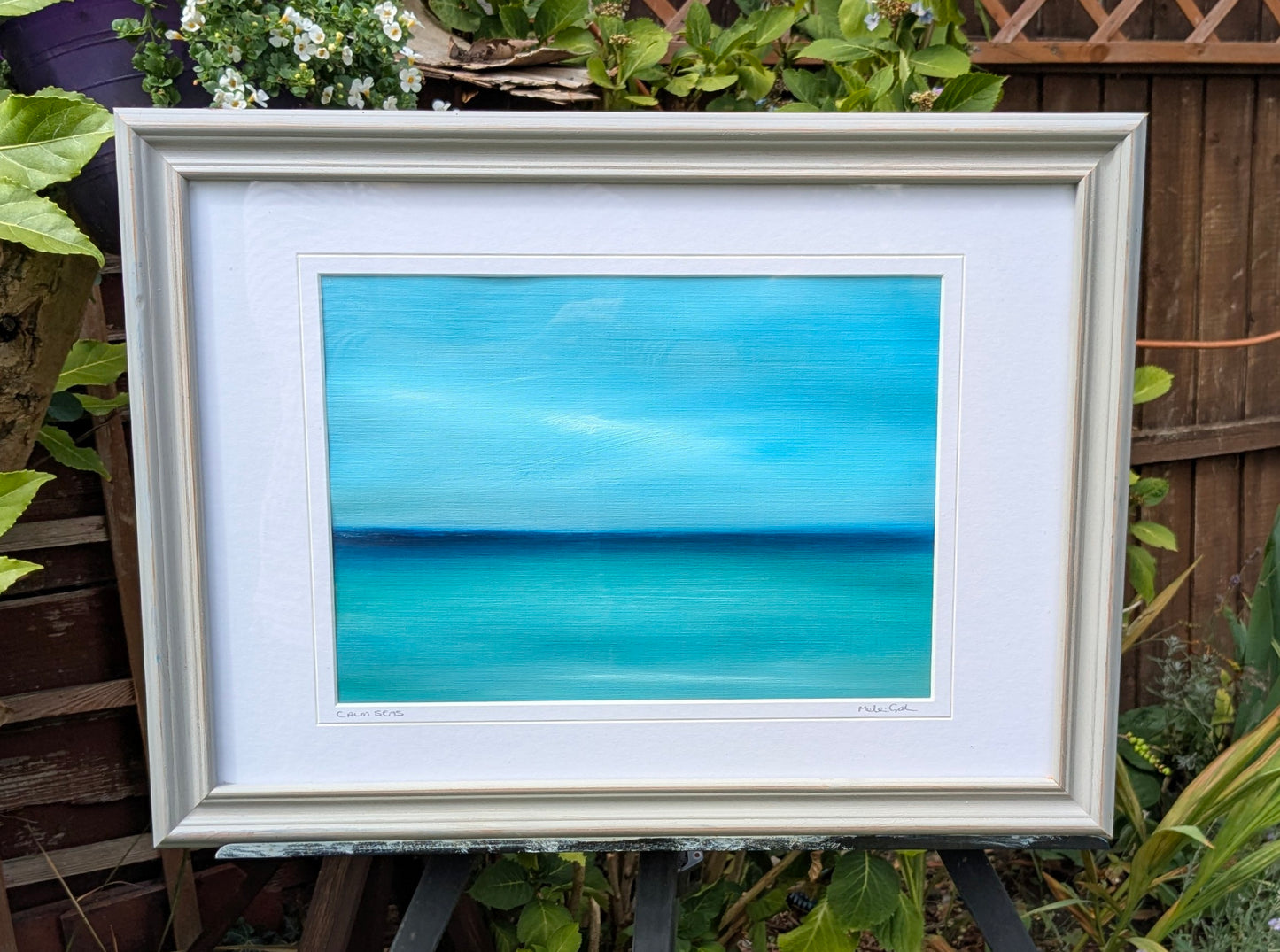 Calm Seas Framed Oil.