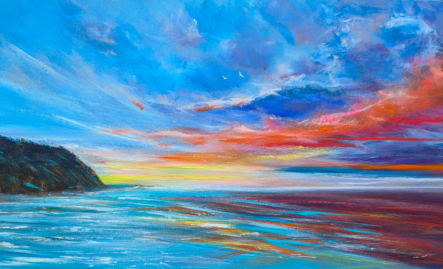 Rhapsody at Dusk 120x50cm