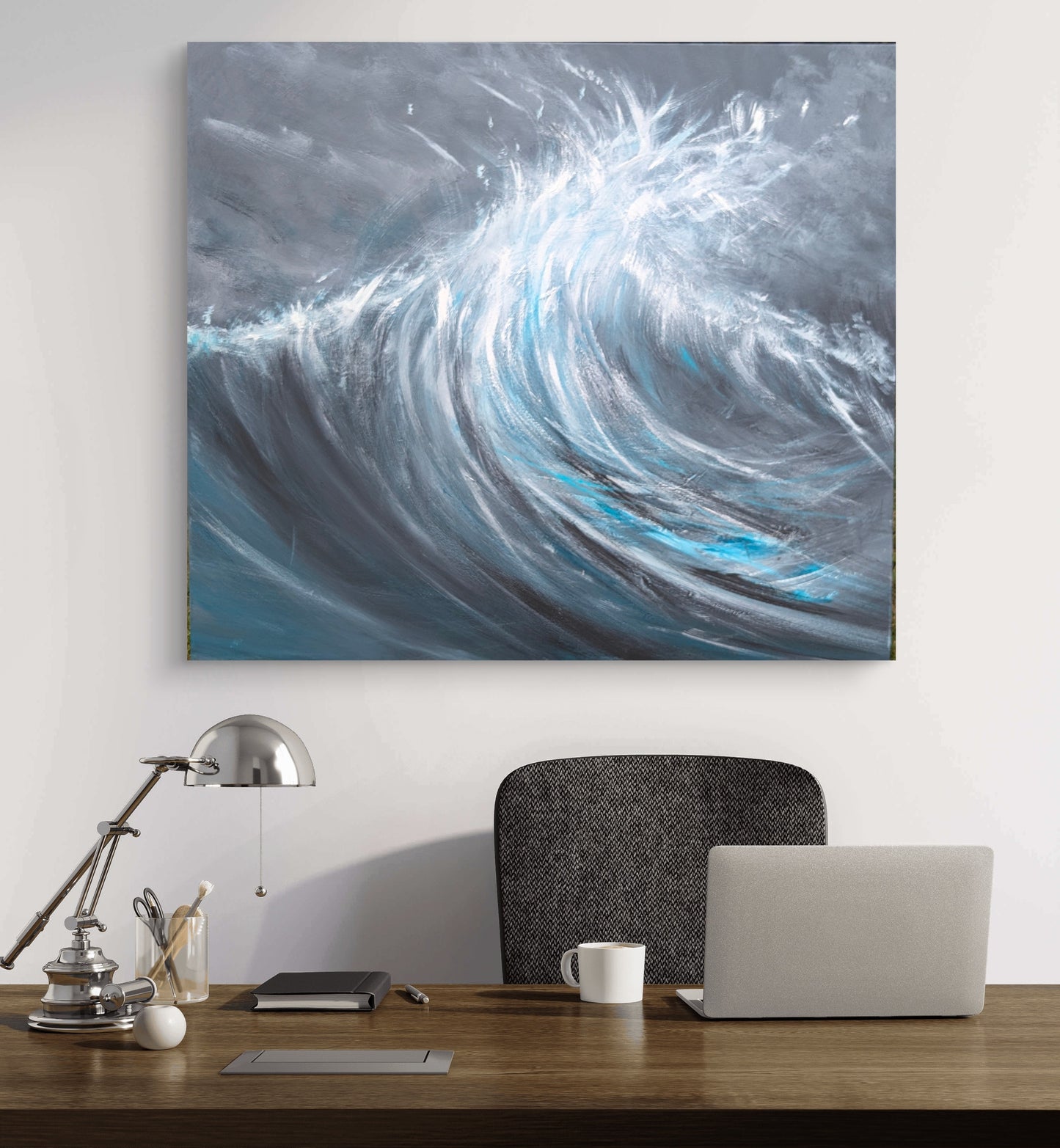When World's Collide 70x80x3cm