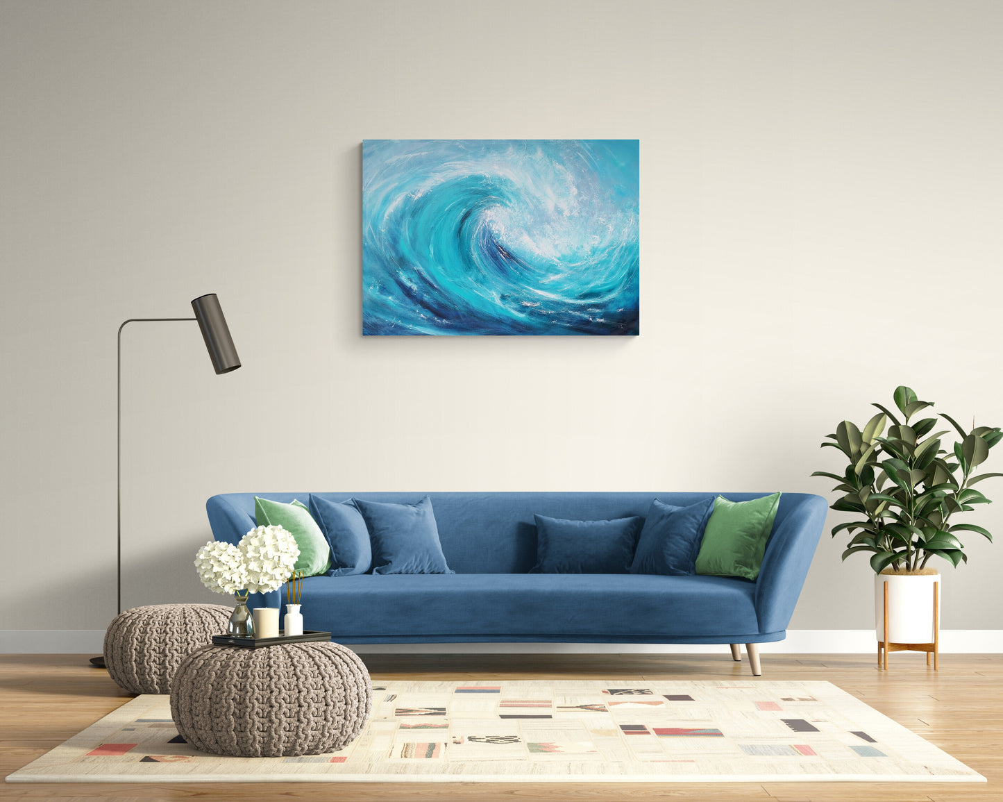 The Big Surf, 100x70cm