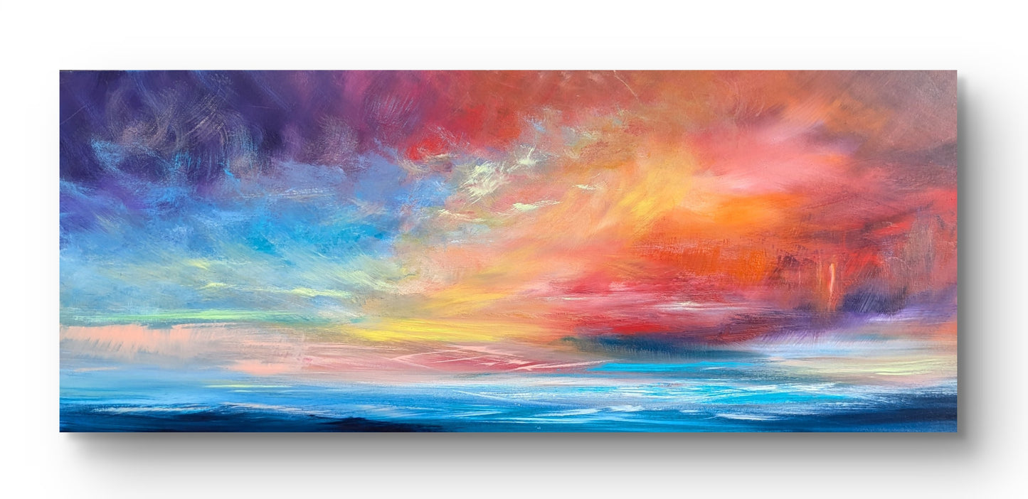 Symphony of the Sky, 120x50cm