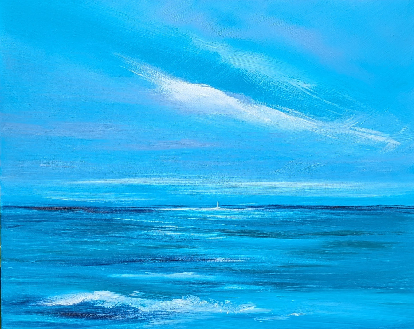 A Day in the Big Blue, 60x40cm