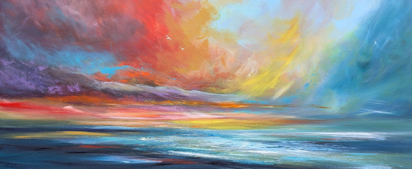 Shine a Light on a Dark Day, 120x50cm