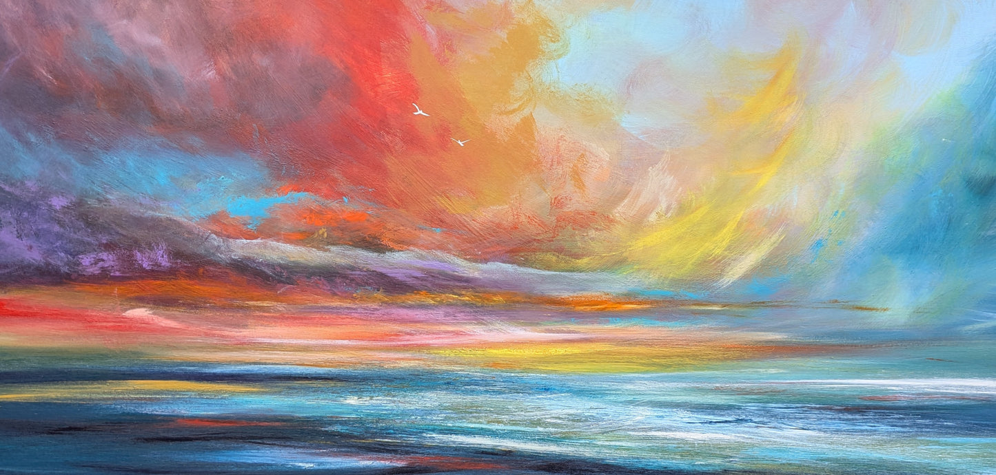 Shine a Light on a Dark Day, 120x50cm