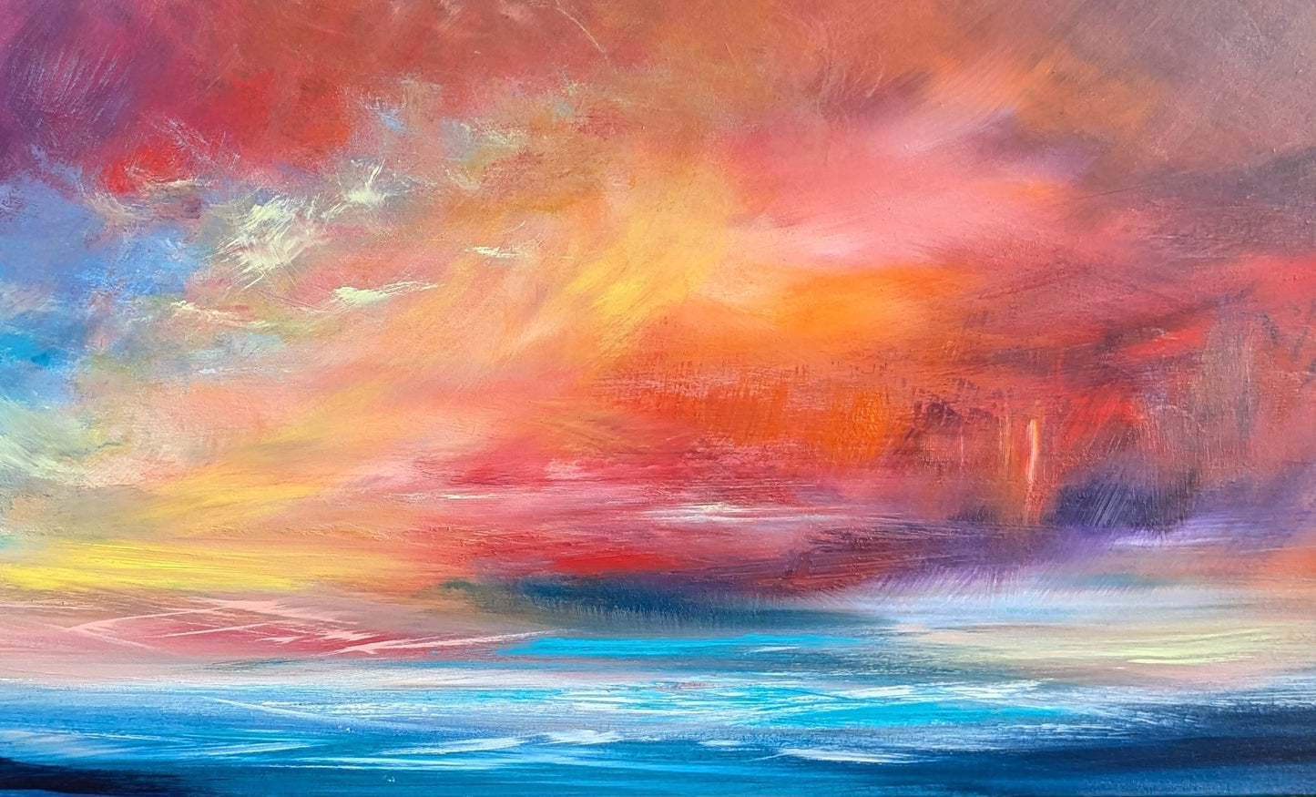 Symphony of the Sky, 120x50cm