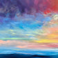 Symphony of the Sky, 120x50cm