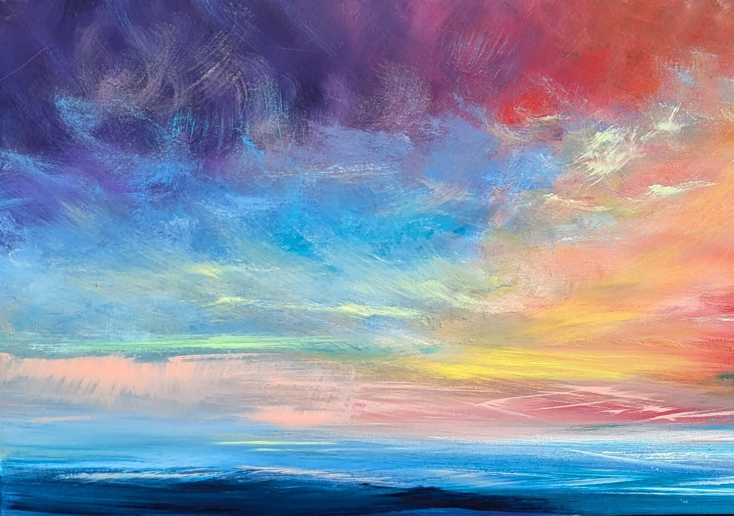 Symphony of the Sky, 120x50cm